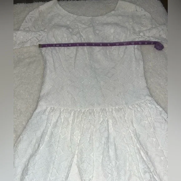 Lilly Pulitzer Bianca Flores Dress White 00 - Picture 5 of 10